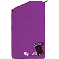 Toalla de microfibra perfecta para el ejercicio- el campamento- el gimnasio- los viajes- la playa y más